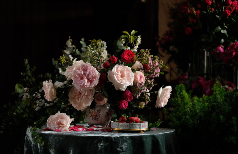 Dettaglio di materiali naturali selezionati da Cambi