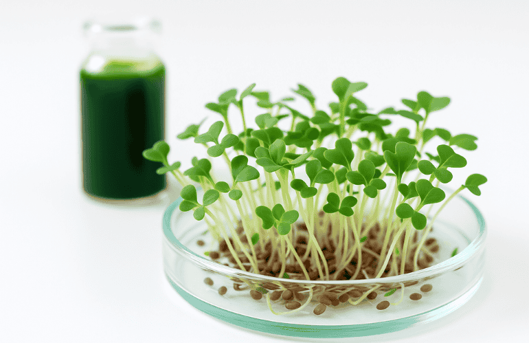 macroalghe e rucola: CHLORELLA vulgaris