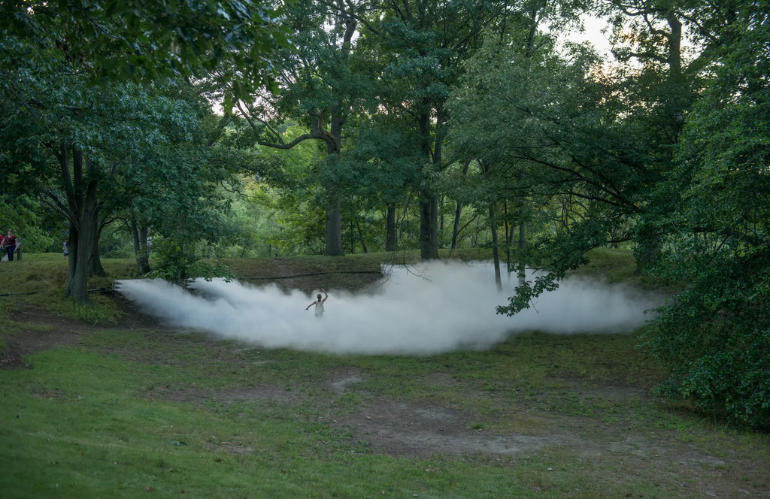 Installazione di Fujiko: conversazione con il vento