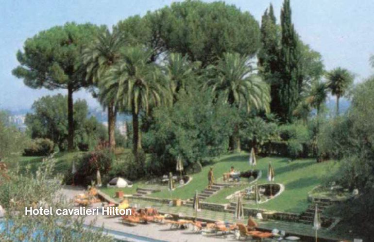 Giardino moderno progettato da Parpagliolo