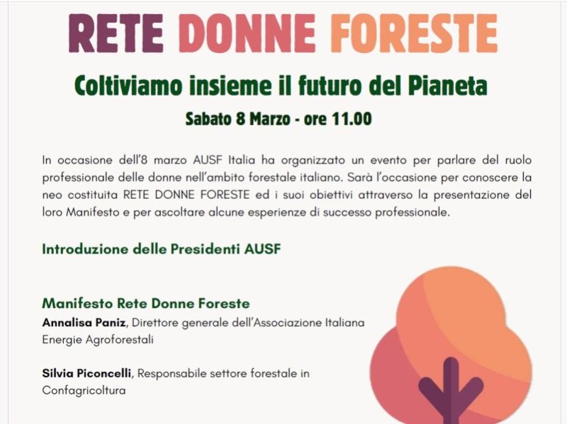 Rete Donne Foreste incontro 8 marzo sito