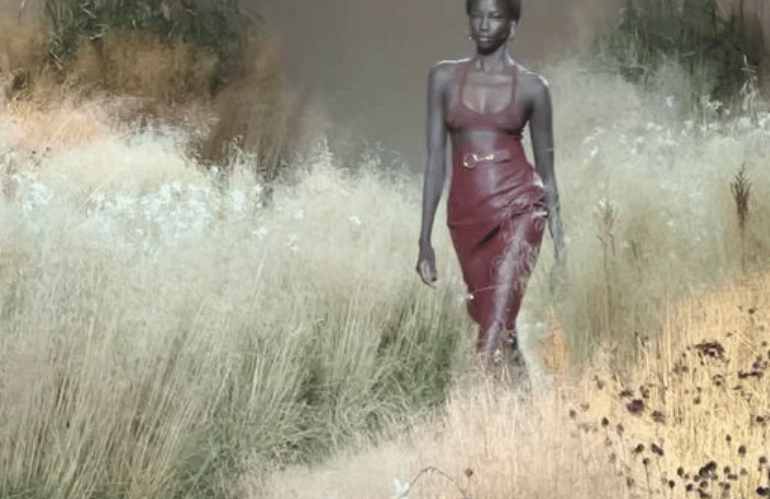 Installazione botanica haute couture