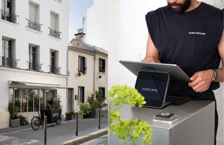 Composizione floreale naturale firmata Studio Ortie