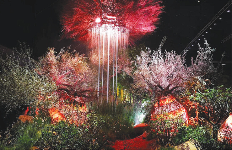 Il Butterfly Garden di Sterrekopje, uno degli spazi simbolici creati da Leon Kluge