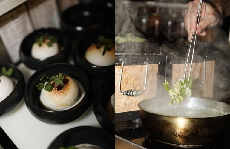 Dettaglio della cucina sostenibile di Ladeyn