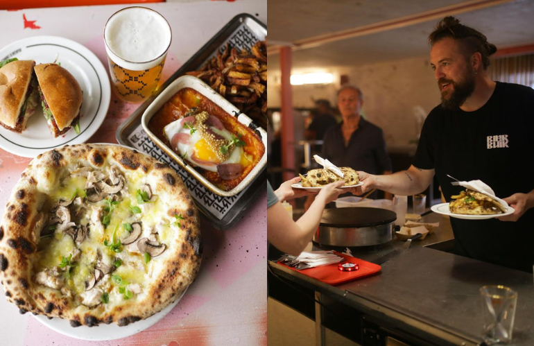 Bouquet di fiori locali come metafora del piatto etico