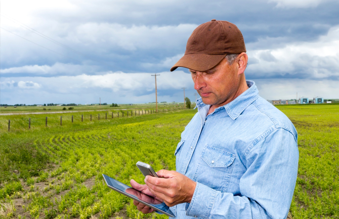 smartphone agricoltura